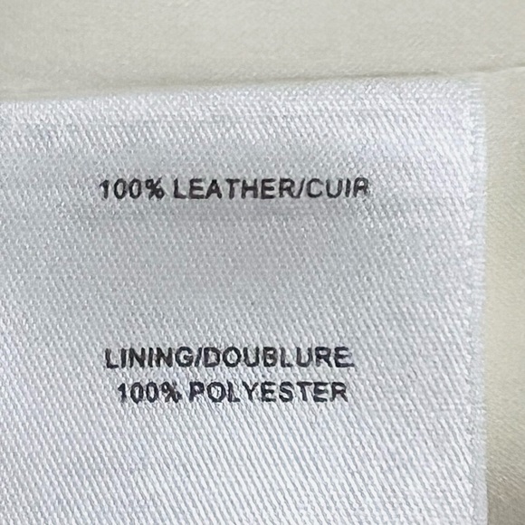 Robert Rodriguez 100% White Phyton Leather Jacket Size 8 Preowned Side Pockets - Picture 8 of 12